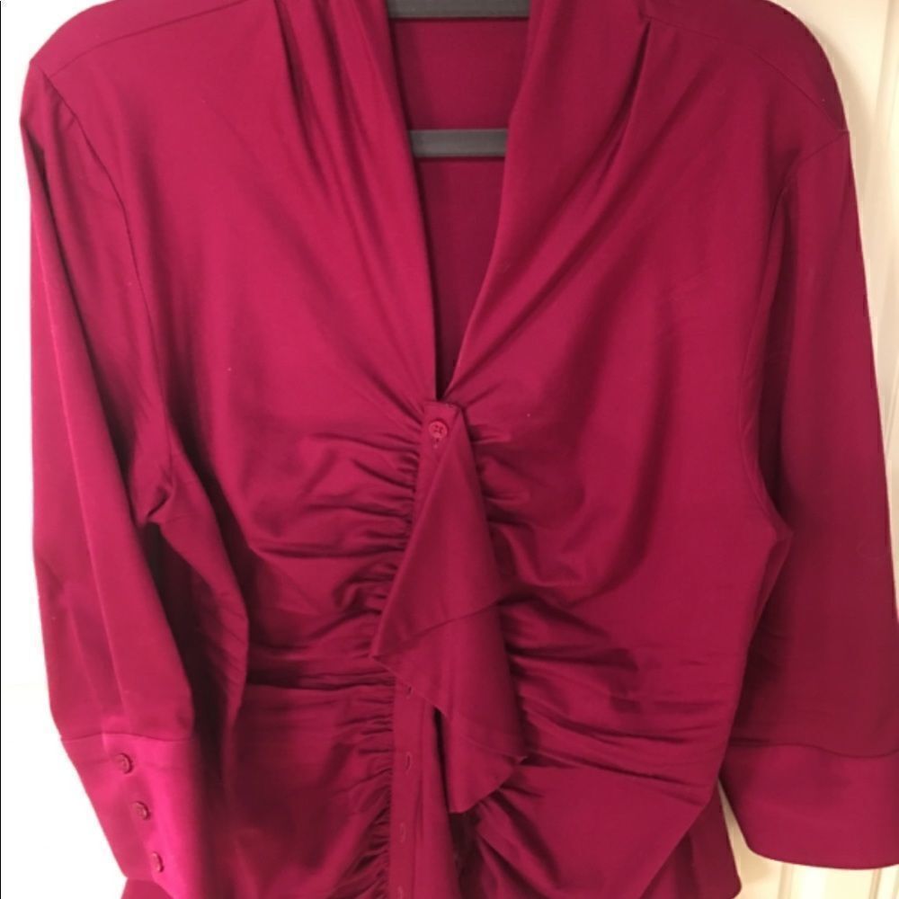 Antonio Melani Ruched Front Blouse